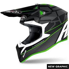 AIROH-WRAAP MOOD-OFF ROAD HELMET-MATT GREEN
